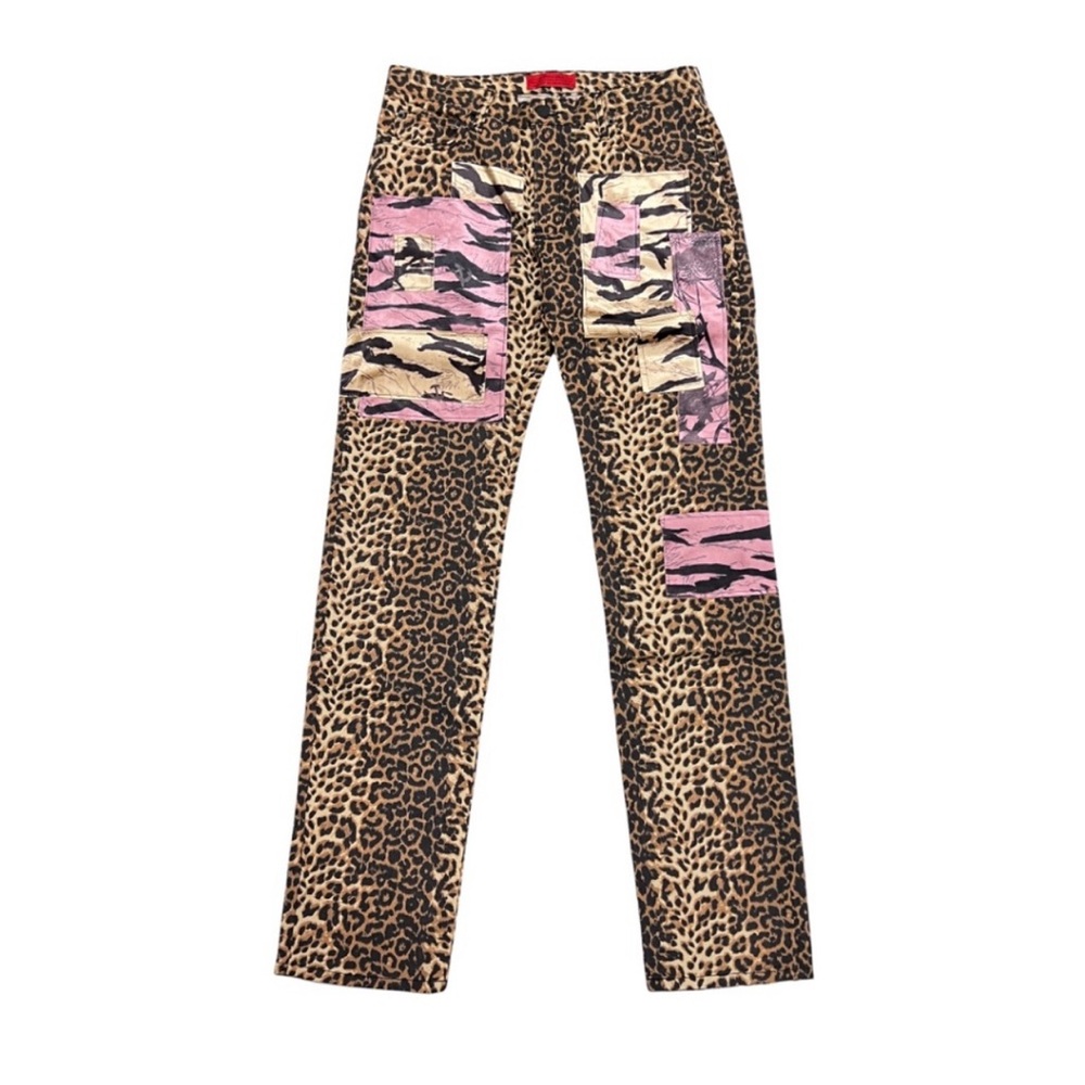 Siberia Hills Patchwork Hiker Pants Leopard / Apache FW19 Blood Red Himalayas